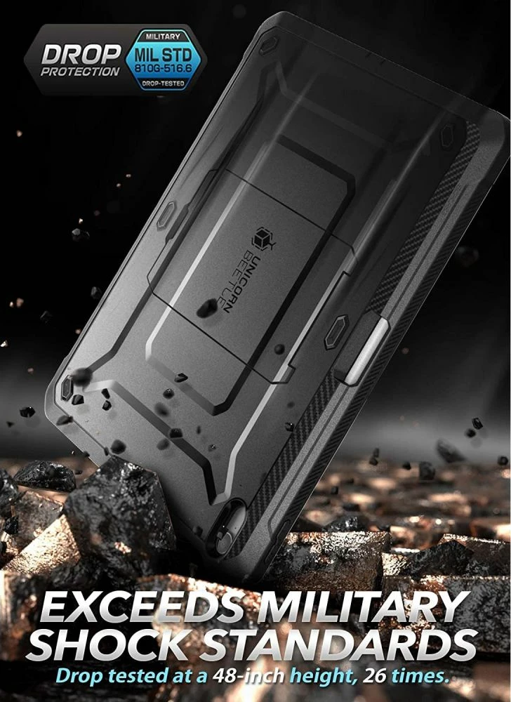 Mbështjellës Supcase Unicorn Beetle Pro për iPad 10.9" (2022), i zi