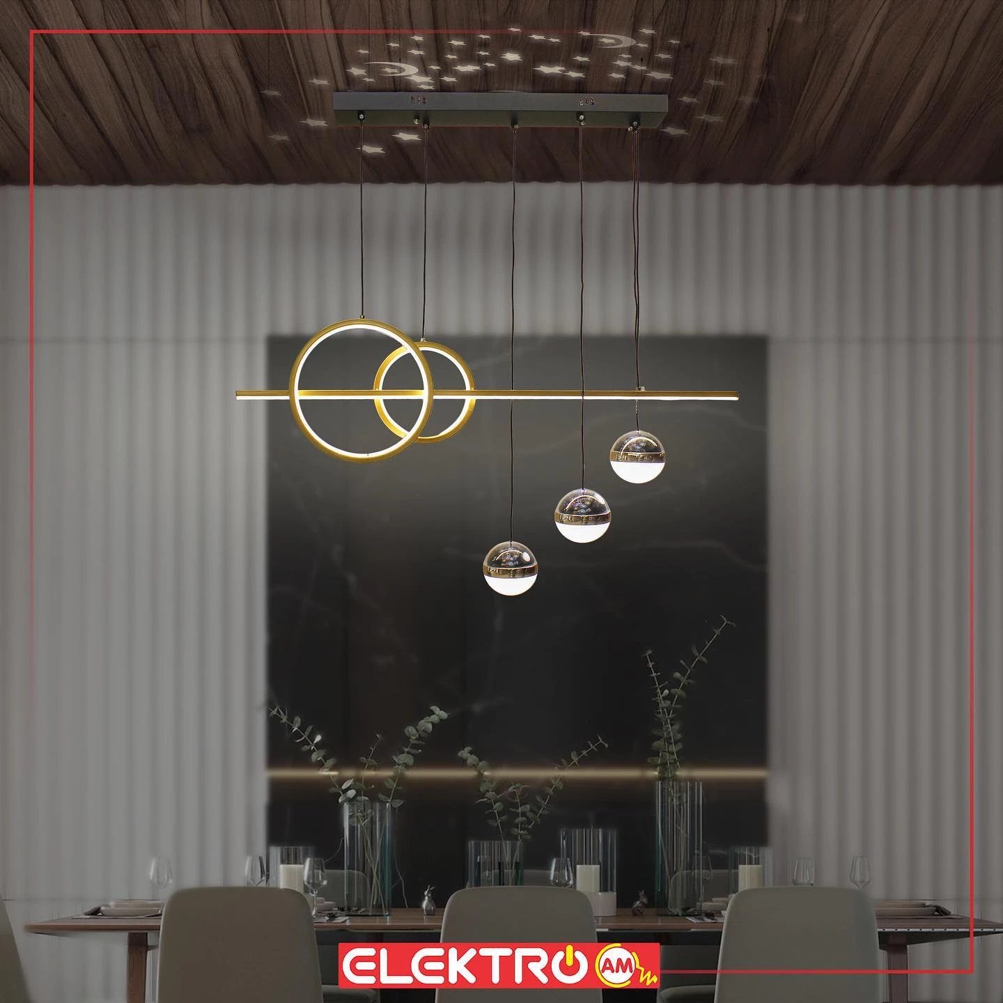 Abazhur trapezarie 8143-3+2