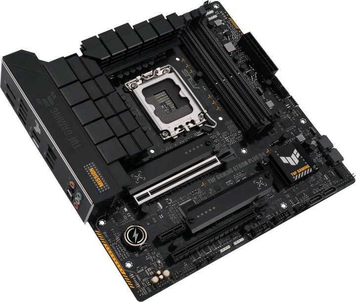 Pllakë amë ASUS TUF GAMING B760M-PLUS D4, Intel, LGA 1700, DDR4, 128 GB