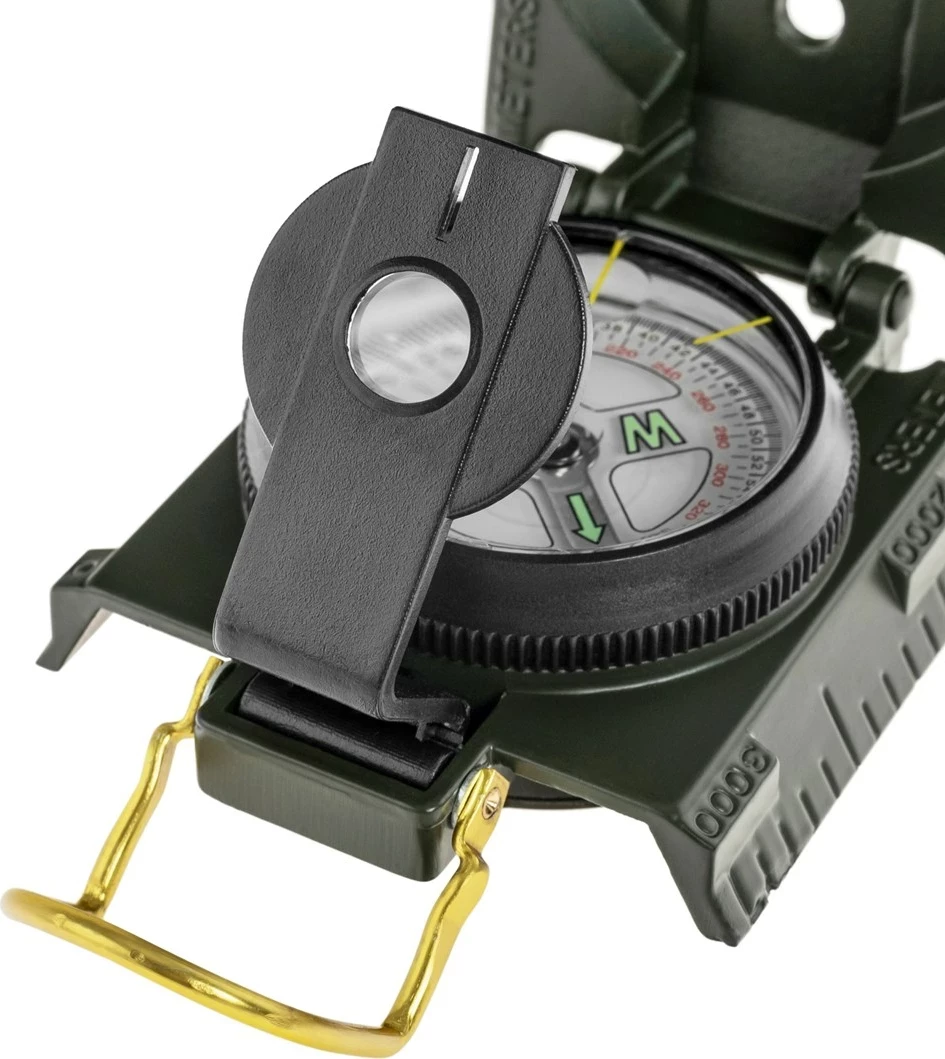 Busol Mil-Tec US me ndriçim, Metal, Olive