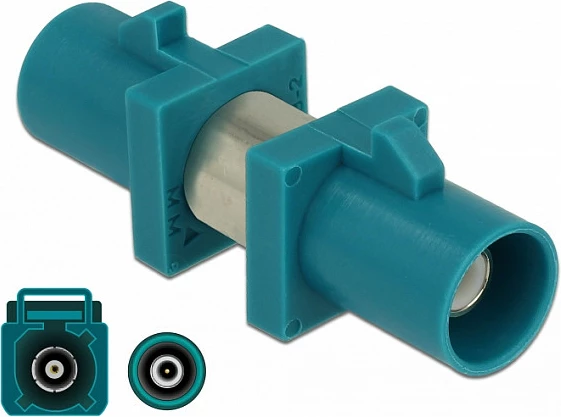 Adapter DeLOCK FAKRA Z mashkull në FAKRA Z mashkull, blu
