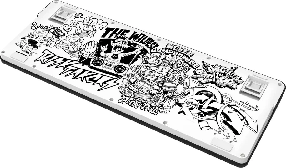 Tastierë mekanike Redragon K719GF-RGB-PRO Artemis Pro, 96%, RGB, wireless/wired, bardhë-zi