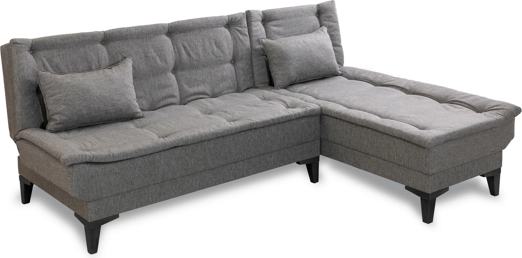 Kënd-sofë shtrat Atelier del Sofa, Santo-S, gri