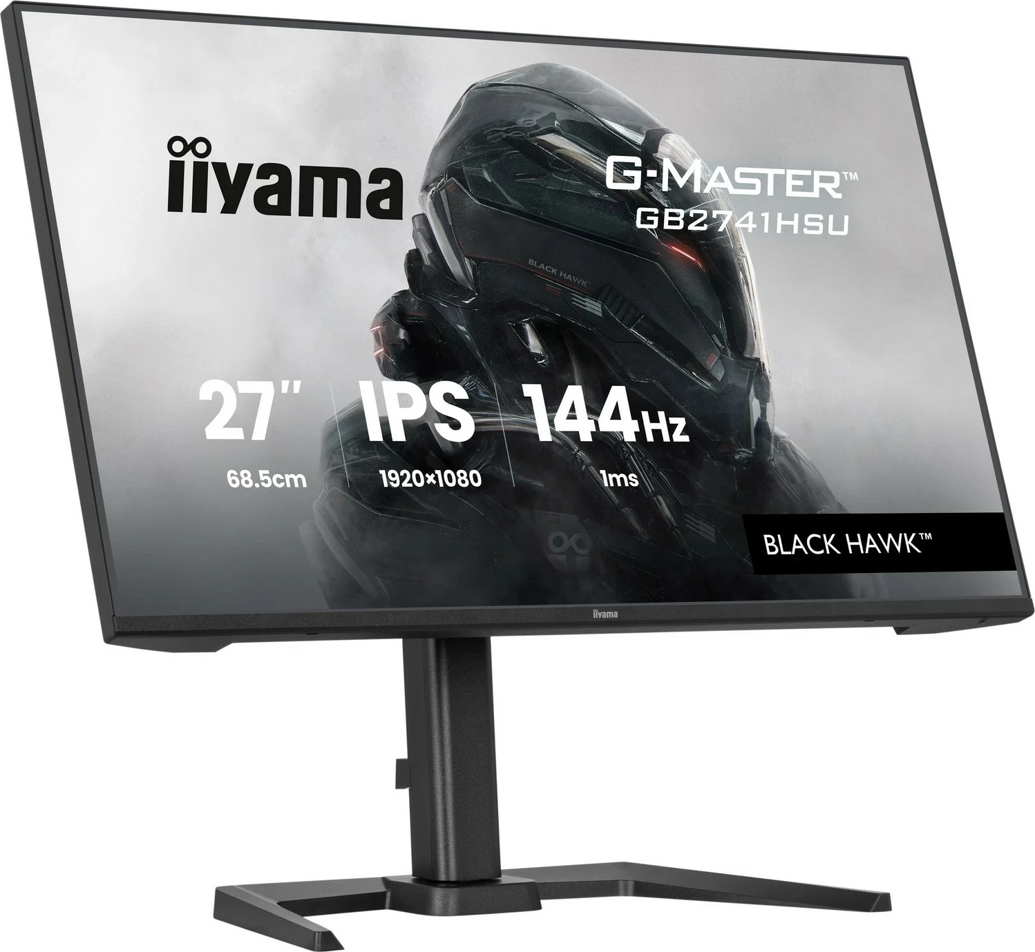 Monitor gaming iiyama G-Master GB2741HSU-B1, 27", Full HD, IPS, 144Hz, zi