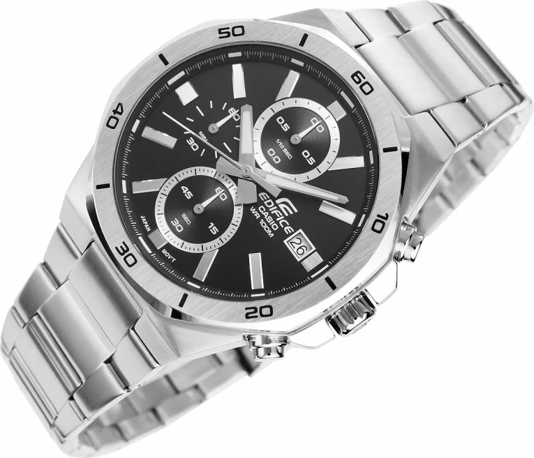 Orë dore për meshkuj Casio, argjend