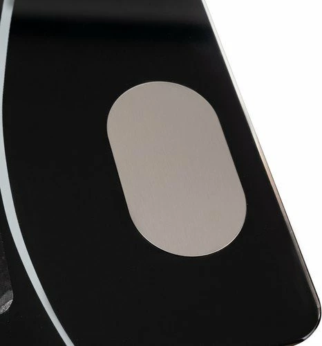 Peshore banjo analitike Ruhhy 22525, Bluetooth, LCD, max 180 kg, xham i temperuar, e zezë, me 2x AAA