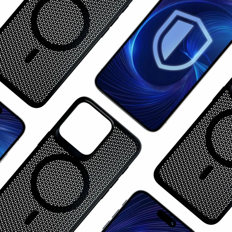 Kapak telefoni 3mk COOLing MagCase për iPhone 16 Pro Max, i zi