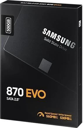 SSD Samsung 870 EVO, 500 GB, 2.5", SATA III, i zi