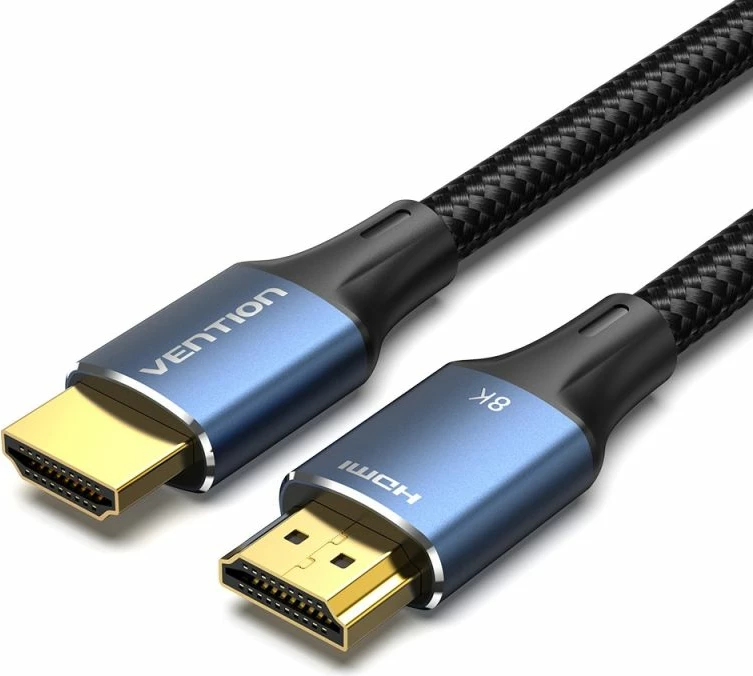 Kabëll HDMI i thurur Vention 8K Ultra HD 2m, kaltër