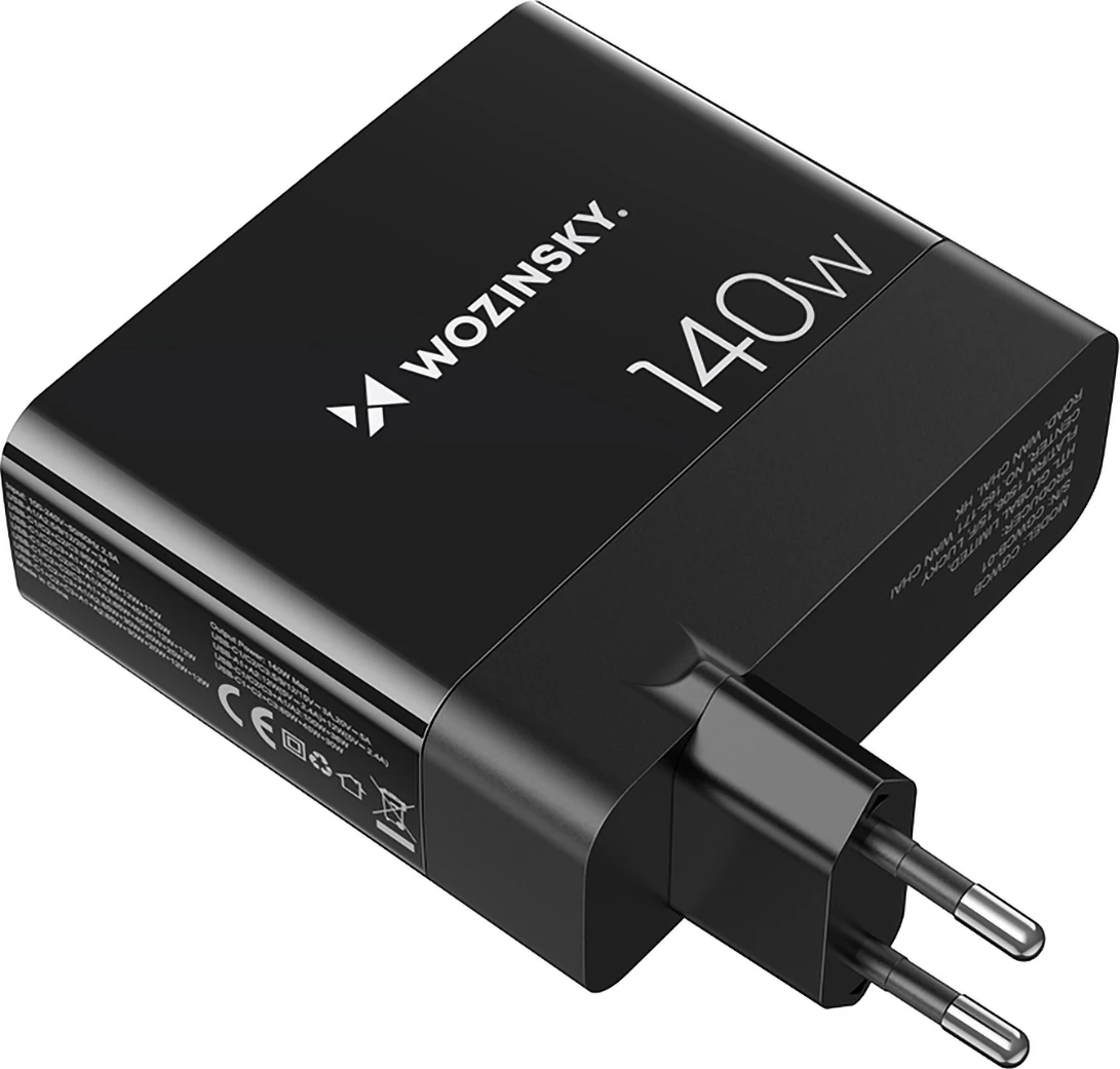 Karikues muri Wozinsky CGWCB, 140W, 3x USB-C, 2x USB-A, i zi
