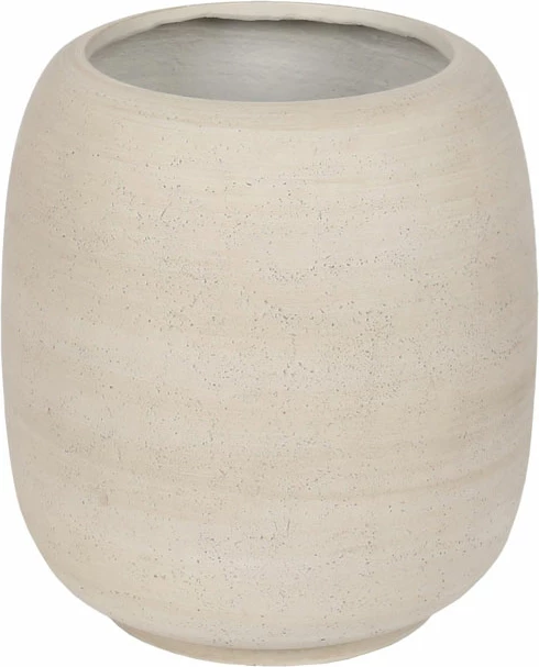 Vazo VETRA, 32.5x32.5x37cm, MgO, bezhë e çelët