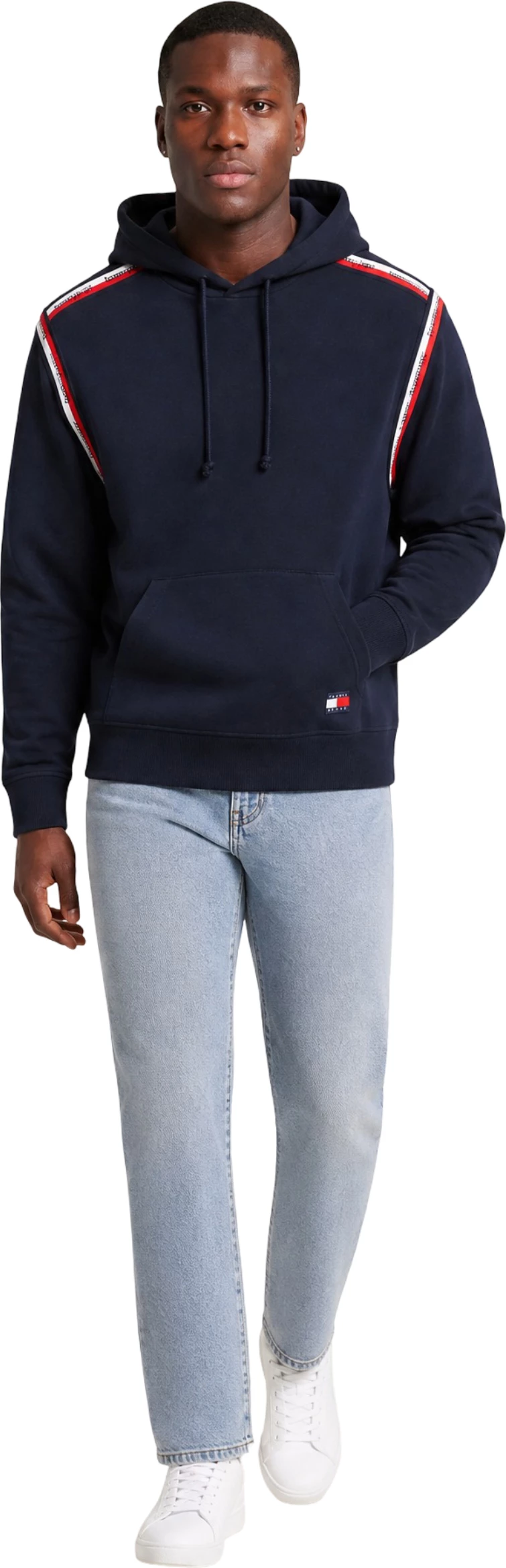 Duks me kapuç për meshkuj Tommy Hilfiger Jeans DM0DM23155, blu e errët [Madhësia: XS]