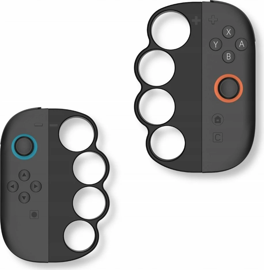 Set grip Joy-Con YAXO YGBSJCH01B për Nintendo Switch 2, Boxing Set, i zi