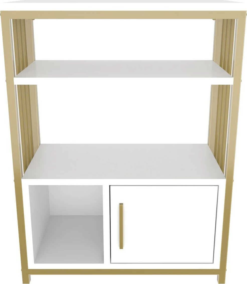 Raft librash Hanah Home, Letos, i bardhë, i artë