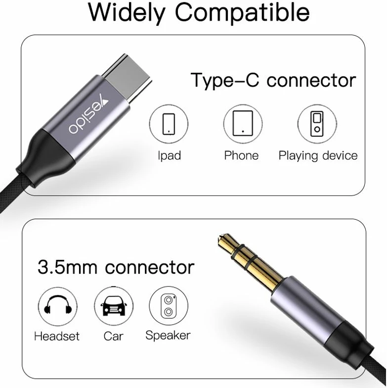Kabllo Aux To Type-c 1m
