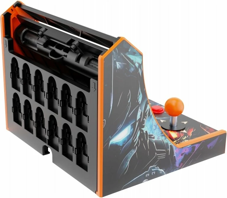 Kontroller arkade Yaxo Arcade Arena për Nintendo Switch/NS2, Turbo, USB-C, 12 slote kartash, i zi
