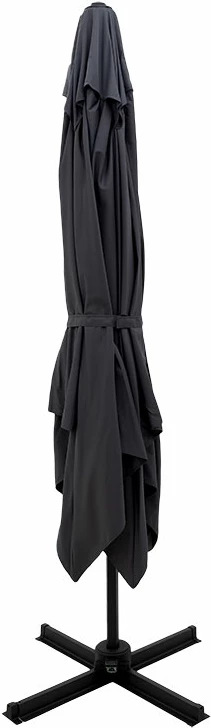 Ombrellë profesionale e varur, rotacion 360 shkallë, Raffaella,, alumin, 3x3m, antracit