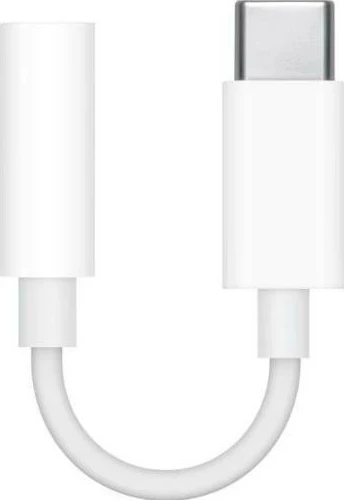Kabëll adapter Apple USB-C në 3.5mm, i bardhë