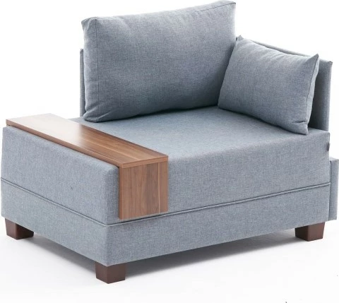 Karrige një vendëshe Fly Right, ngjyrë kaltër e çelët, Atelier del Sofa