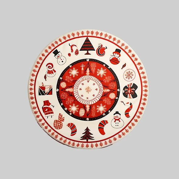 Qilim Krishtlindjesh, shumëngjyrësh, 100x100cm, Crp-Yrlk26-12