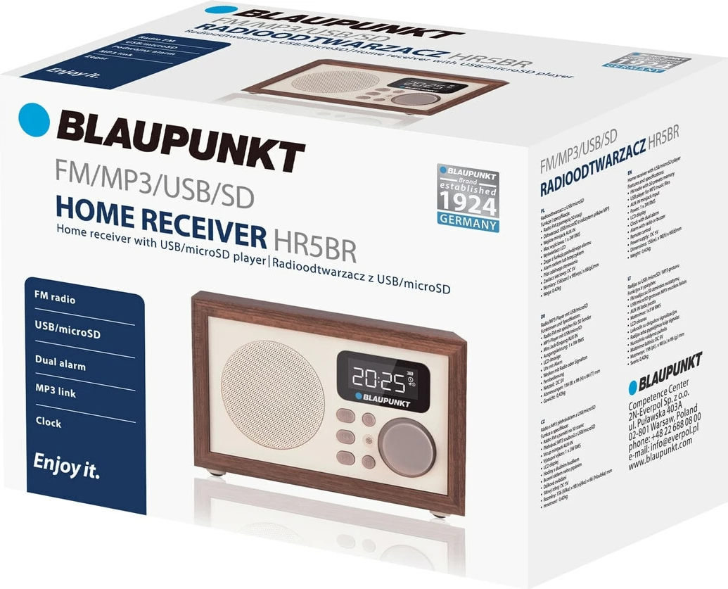 Blaupunkt Radio shtepie FM PLL SD/USB/AUX HR5BR