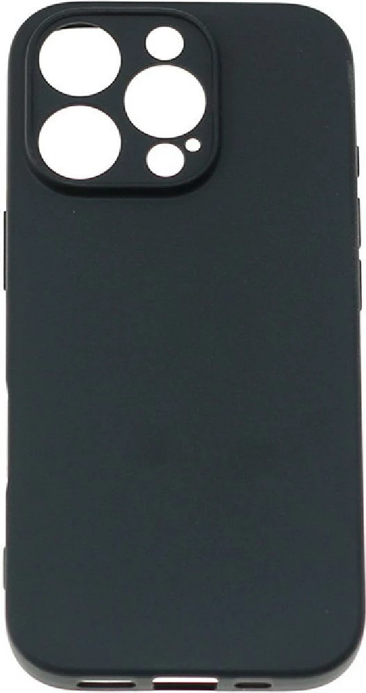 Mbështjellës Hurtel Soft Case për iPhone 16 Pro Max, TPU, zi