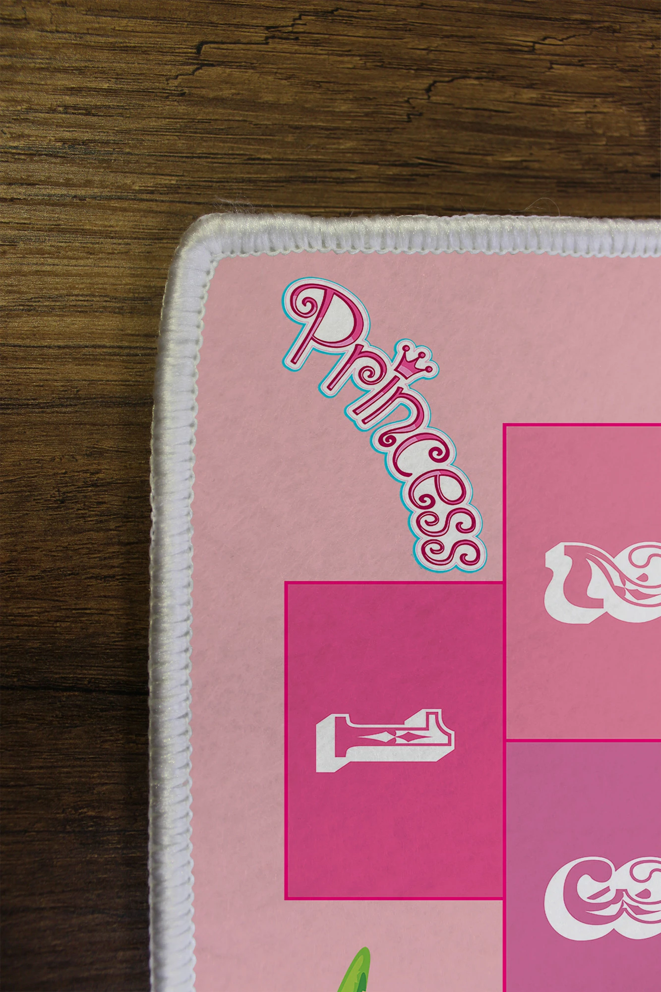 Qilim për fëmijë, dizajn princeshe, shumëngjyrësh, WOOKECE040, 140x220cm