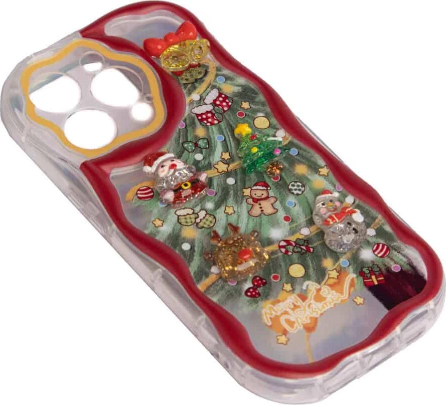 Fotroll për telefon IP14PRO TECH TIME Christmas Edition Cherry Red