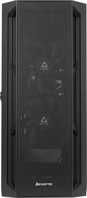 Kasë Chieftec Apex Air GA-01B-M-OP Midi Tower ATX/e-ATX, 3x140mm PWM, USB-C, e zezë