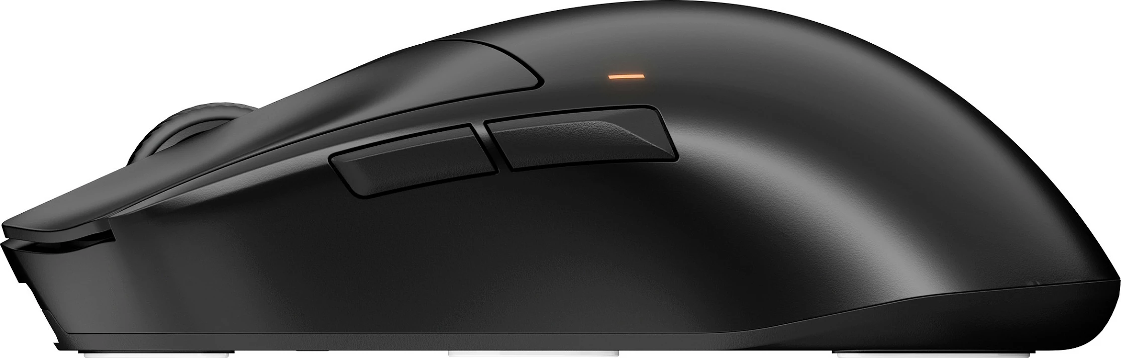 Maus be quiet! Dark Perk Sym, wireless + USB-C, 32000 DPI, për dorë të djathtë, i zi