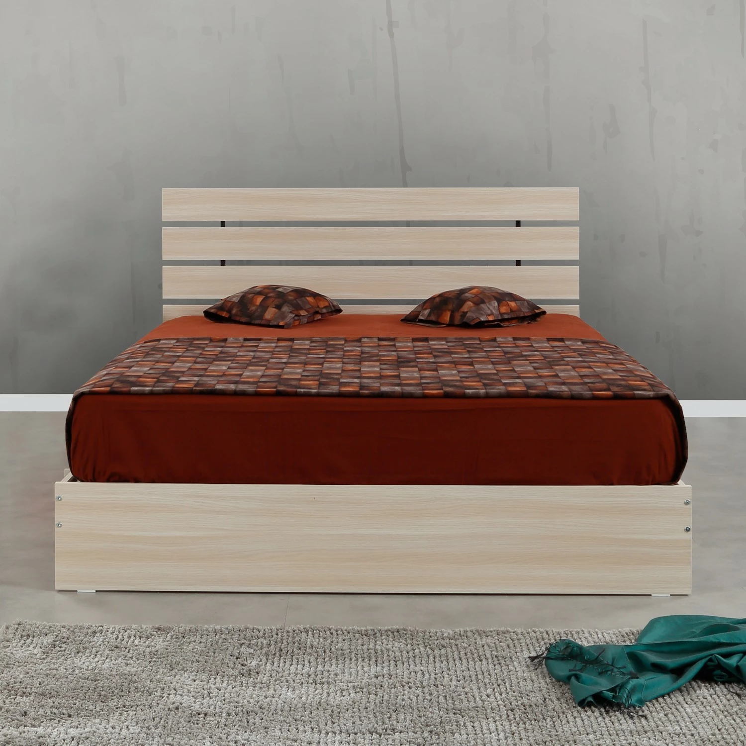 Krevat dopio, ngjyrë lisi, Hanah Home Fuga 150