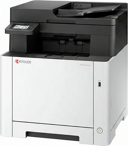 Printer multifunksional Kyocera ECOSYS MA2101cwfx/Plus, lazer me ngjyra, skaner/kopjues/faks, LAN WiFi, bardhë/zi