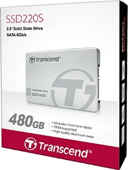 SSD Transcend SSD220S 480 GB 2.5" Alumini