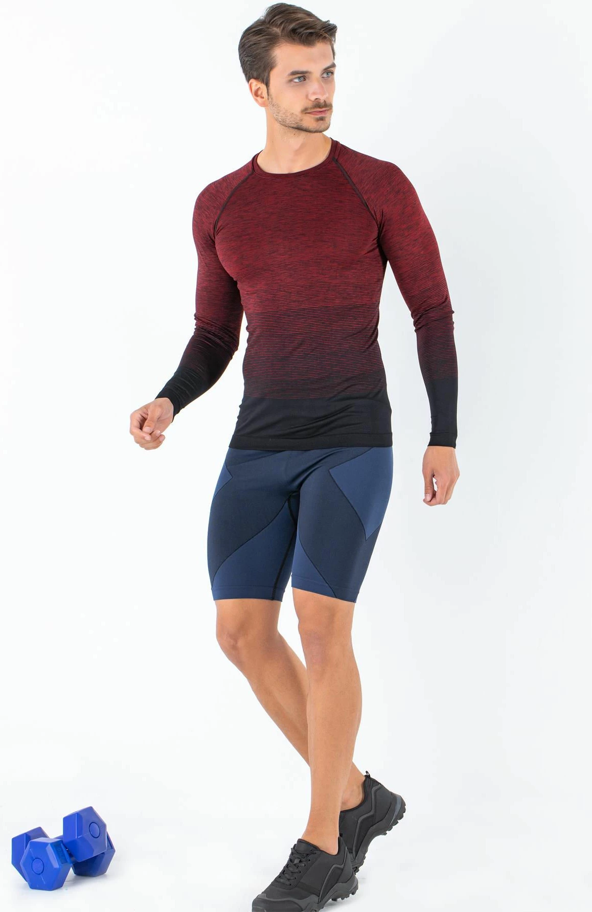 Bluzë sportive për meshkuj, Jumeon, e kuqe, 001-001342