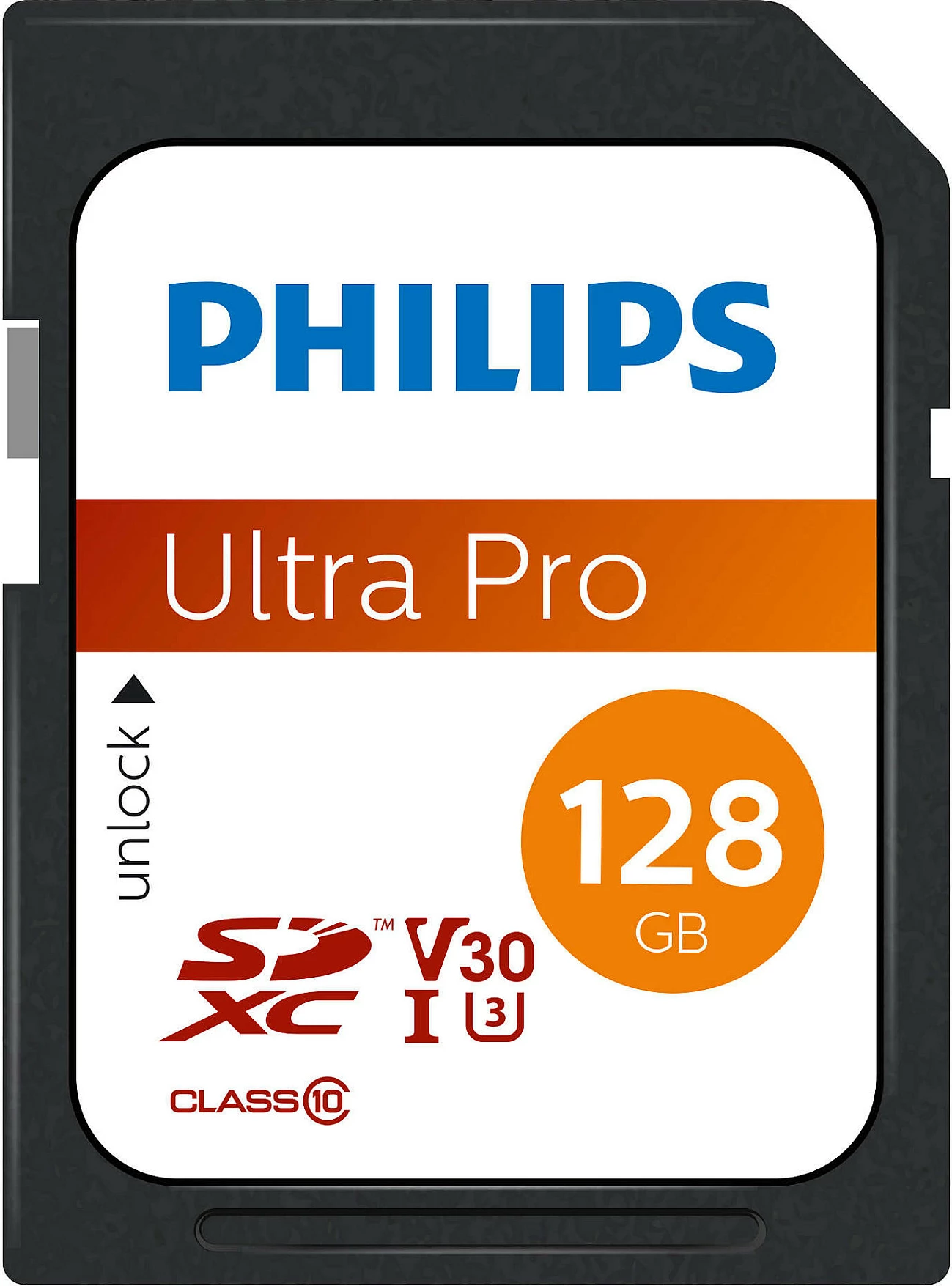 Kartelë SD Philips Ultra Pro 128GB, Class 10, UHS-I, V30