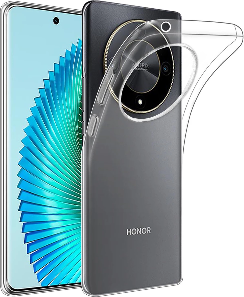 Mbështjellës ONASI Honor Magic 6 Lite ultra i hollë silikoni 0.3 mm, transparent