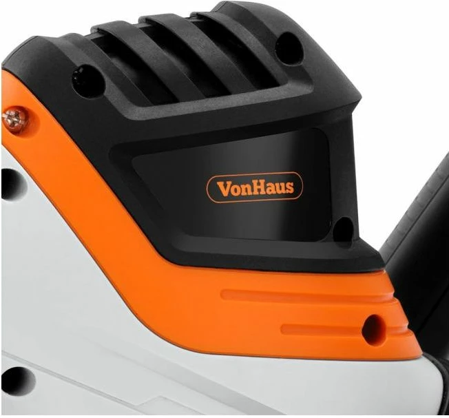 Prerëse elektrike për gardh VONHAUS 2515206 710W, teh 61cm, prerje 24mm, kabllo 10m, bardhë/zezë/portokalli