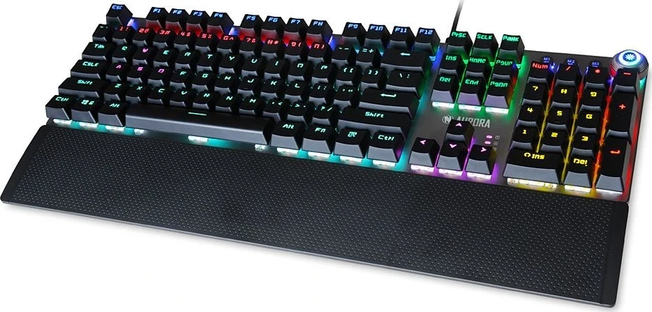 Tastier Aurora K-3 USB, QWERTY, e argjendtë
