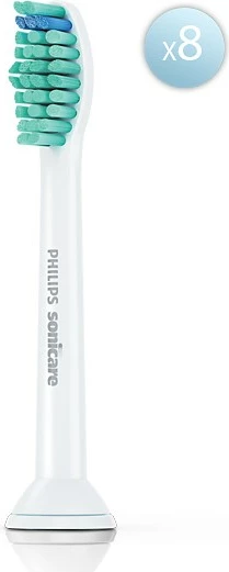 Koka zëvendësuese për furçë dhëmbësh Philips Sonicare ProResults HX6018/87, 8 copë, Bardhë