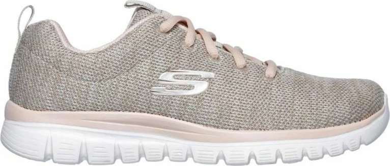 Atlete Skechers femra, bezhë/portokalli [Madhësia: 37]