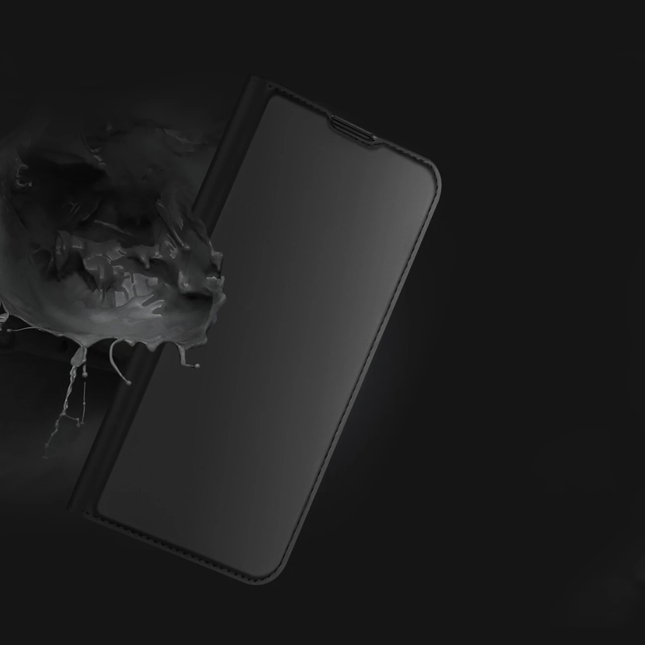 Mbështjellës Dux Ducis Skin Pro për Xiaomi Poco F4 5G, me kapak, i zi