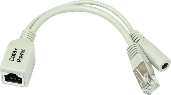 Injektor PoE pasiv MikroTik RBPOE, 28V, 1x RJ-45, ngjyrë e bardhë