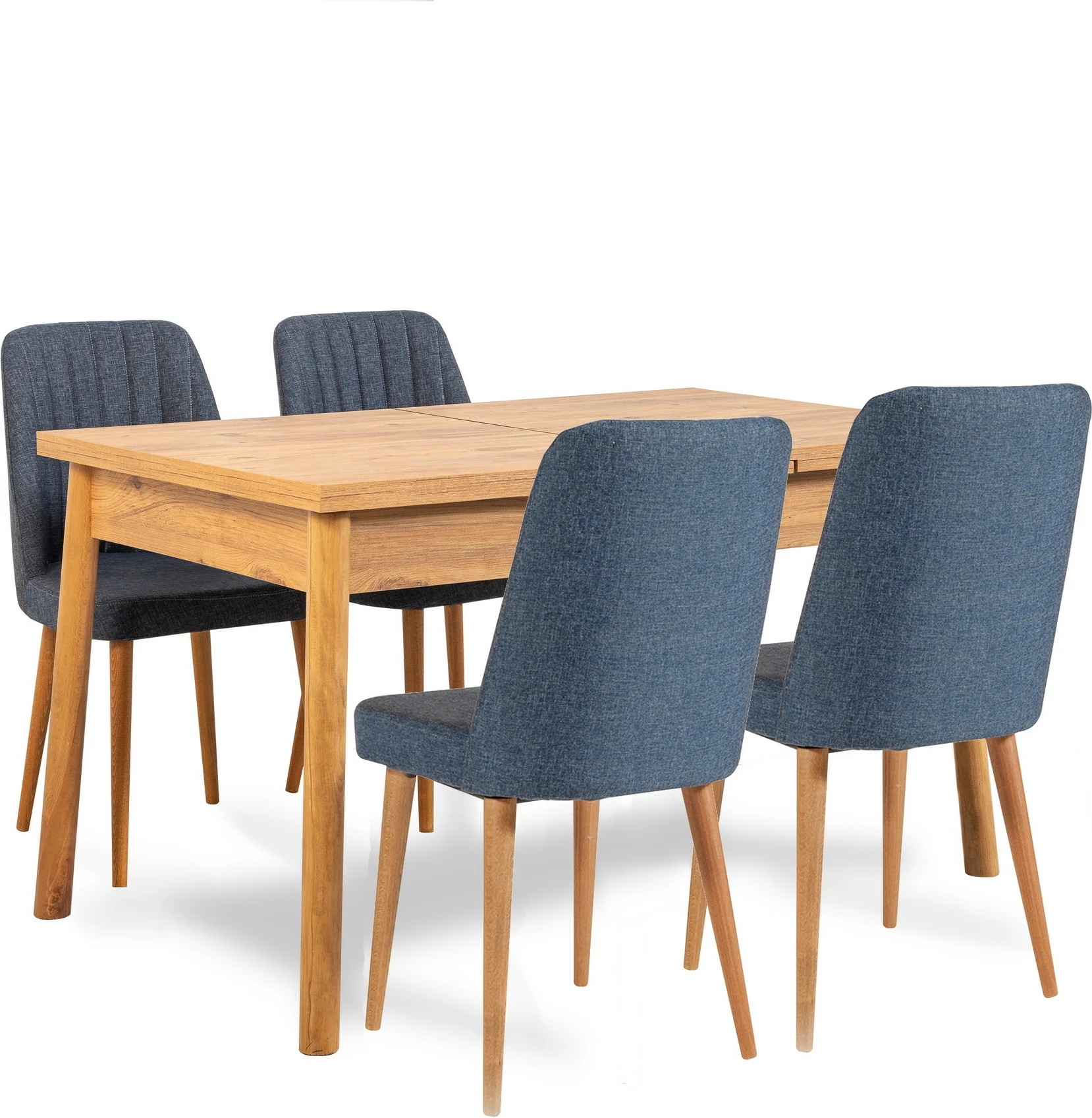 Tavolinë me karrige (5 copë), Skye Decor, ngjyrë pishë Atlantike-Navy Blue