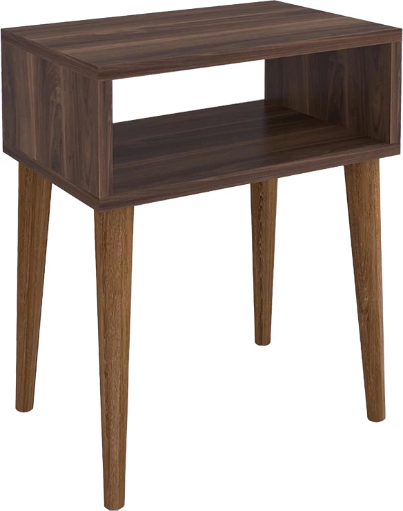 Komodinë nate Hank, ngjyrë arre, 45x30x60cm