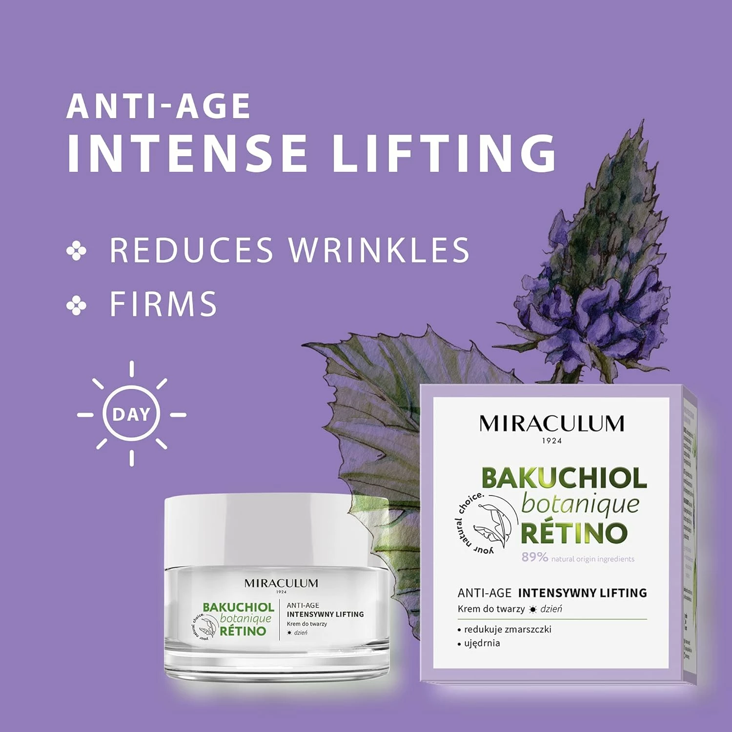 Krem dite Miraculum Bakuchiol Face lifting 50 ml