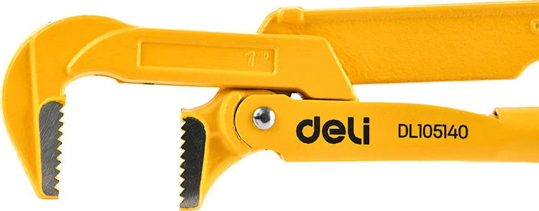 Çelës suedez për tuba Deli Tools EDL105140, i verdhë