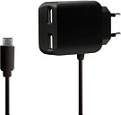 Karikues USB-A LogiLink, 10.5 W, 2x USB-A + kabllo Micro-USB, i zi