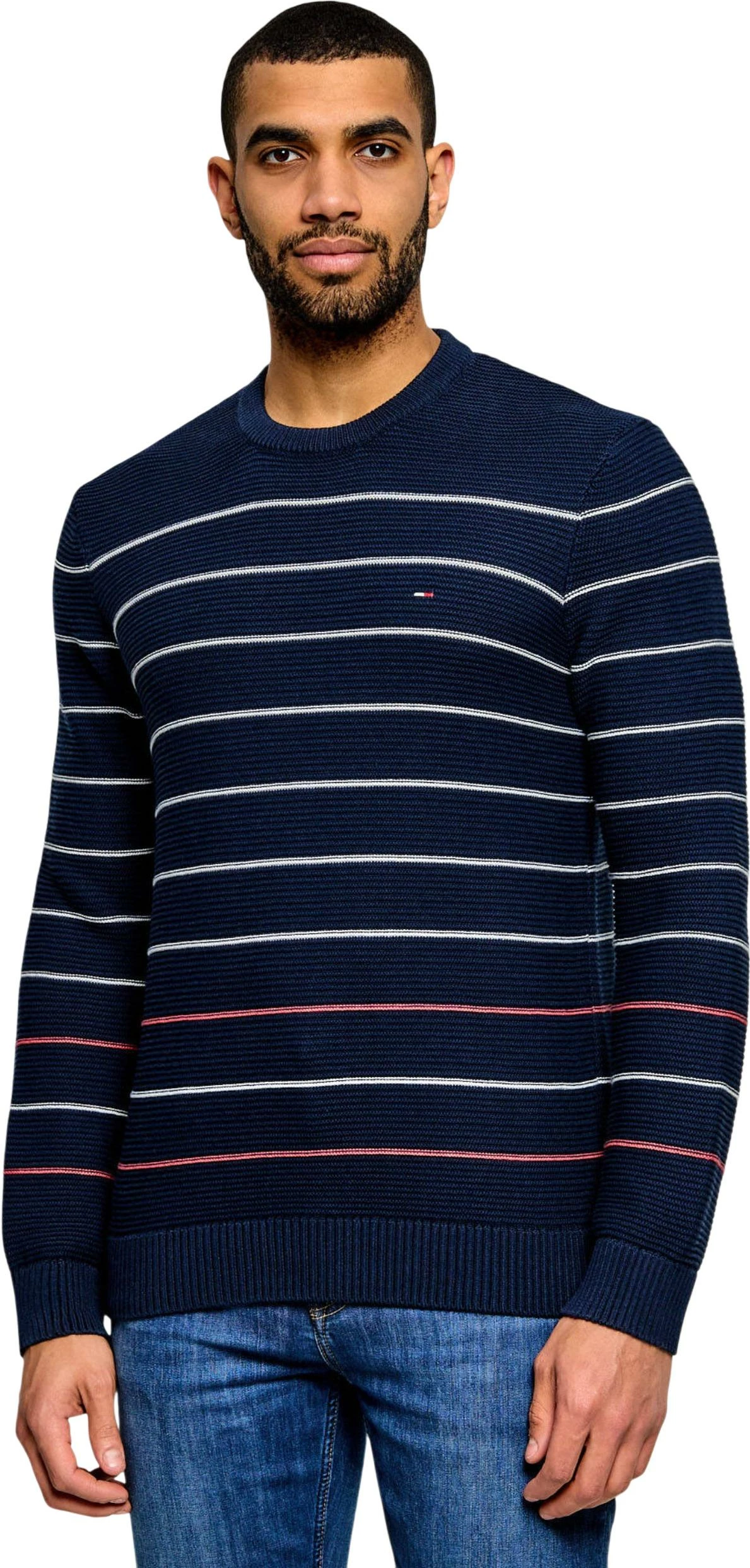 Xhemper për meshkuj Tommy Hilfiger Jeans DM0DM23384, blu e errët [Madhësia: S]
