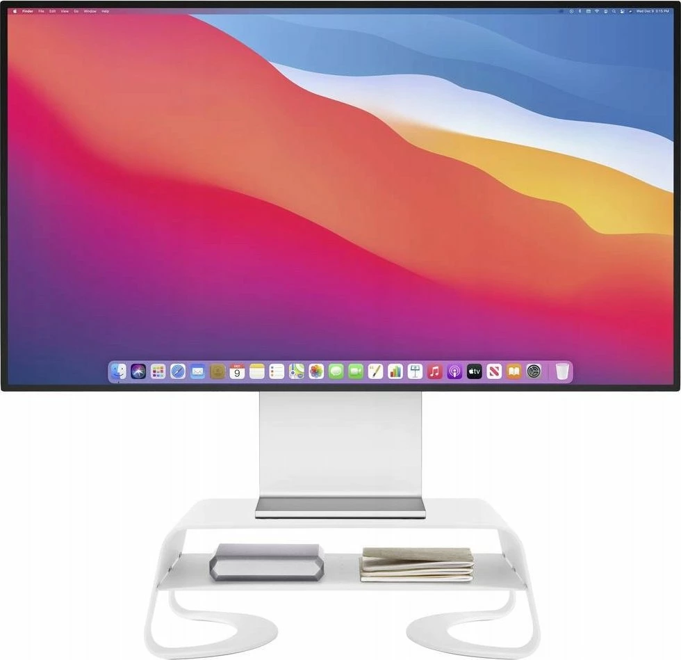 Mbajtës monitori Twelve South Curve Riser 12-2142, metal, 10.8 cm, i bardhë