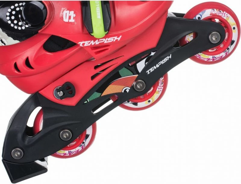 Rollera Tempish për fëmijë, të kuqe